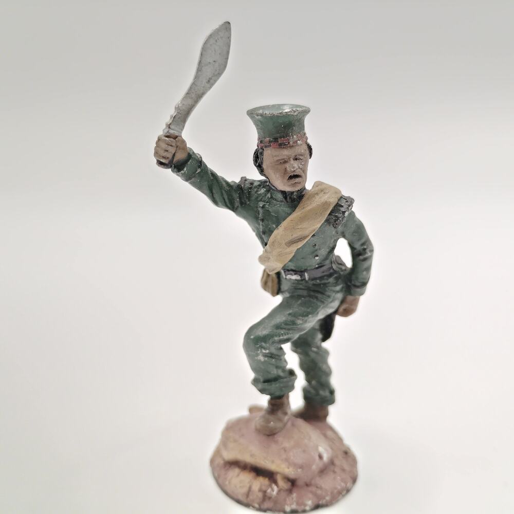 Vintage Franklin Mint Painted Pewter Gurkha Sepoy Sirmoor Battalion 1857 Figure